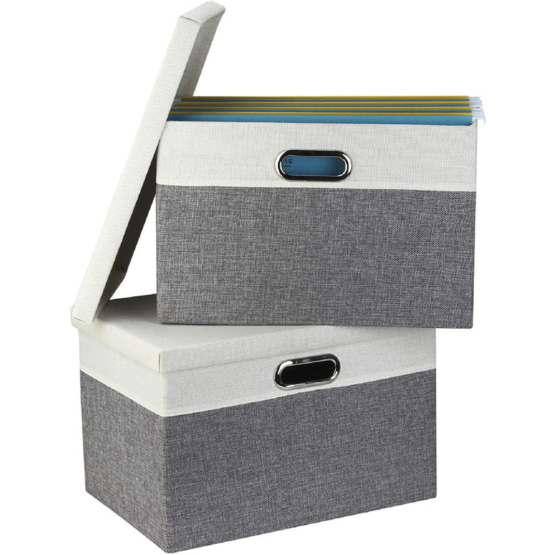Latitude Run® Storage Filing Box File Storage Organizer Bin